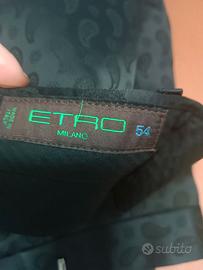 Abito da uomo Etro originale in pura seta 