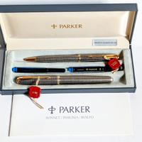 Parker Sonnet Ciselé - Penna Stilografica + Sfera