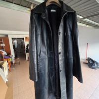 Giubbotto lungo in vera pelle