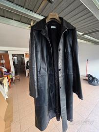 Giubbotto lungo in vera pelle