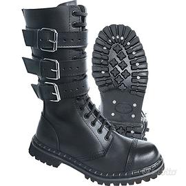 Brandit Phantom 3 Fibbie Uomo Stivali Nero Regular