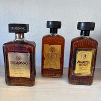 3 bottiglie amaretto