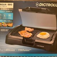 Griglia BBQ Elettrica 2 in 1 Dictrolux