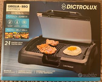 Griglia BBQ Elettrica 2 in 1 Dictrolux