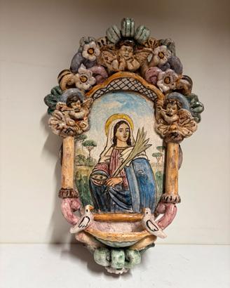 Acquasantiera santa lucia