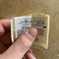 Marca da bollo passaporto 73,50 € nuova