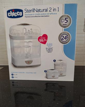 STERILIZZATORE+SCALDABIBERON  CHICCO CASA/VIAGGIO 