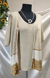 Completo Cardigan + top in filo primavera estate