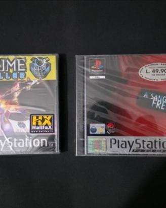 lotto 2 Giochi Ps1 PlayStation 1 Sealed Sigillati 