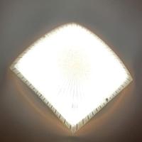 lampade a led in vetro lavorato 