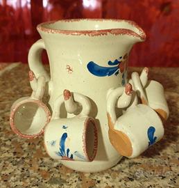 Brocca di vino con 6 tazzine