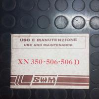 Libretto uso e manutenzione moto SWM