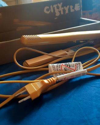 Piastra per lisciare i capelli Corioliss City gold