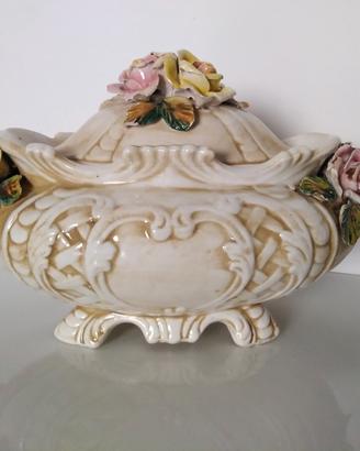 Meravigliosa Zuppiera vintage Capodimonte