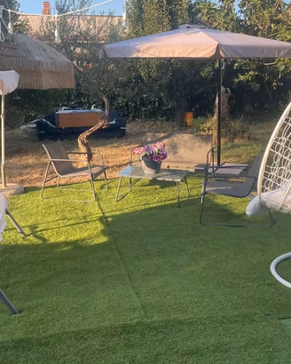 Dondolo ovetto tris  da giardino