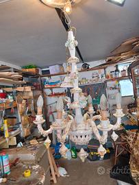 lampadario capodimonte