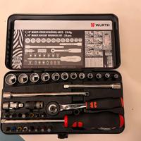 Set chiavi a bussola Würth 1/4” 33 pezzi