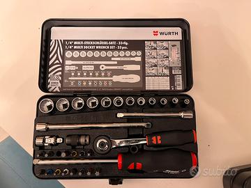 Set chiavi a bussola Würth 1/4” 33 pezzi