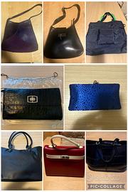 Lotto 8 borse alta moda (originali)