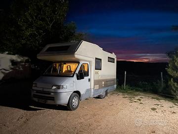 Camper mansardato fiat 1.9 mjet