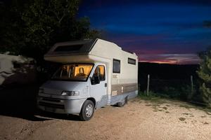 Camper mansardato fiat 1.9 mjet