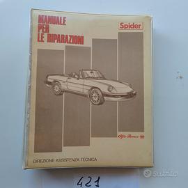 MANUALE RIPARAZIONI ALFA ROMEO SPIDER MAGGIO 1985 