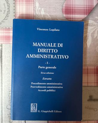 Manuale di diritto amministrativo I