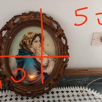 Quadro luminoso  Madonna 