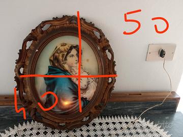 Quadro luminoso  Madonna 