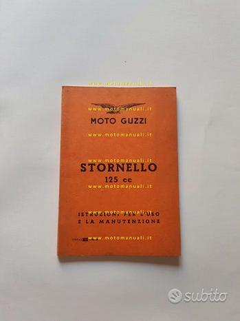 Moto Guzzi Stornello 125 Turismo 1960 manuale uso