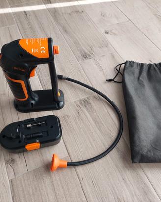 COMPRESSORE ARIA PORTATILE AUTO/MOTO/SCOOTER/BICI