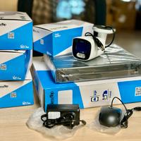 Kit videosorveglianza 4 telecamere + registratore