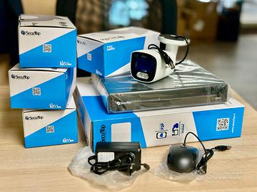 Kit videosorveglianza 4 telecamere + registratore