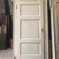 Antica porta '800 pannellata un battente