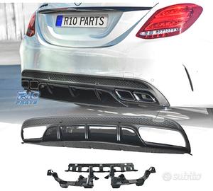 DIFFUSORE MERCEDES CLASSE C W205 15-21 LOOK C63 ED