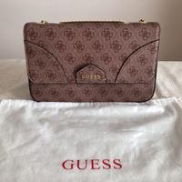 Borsa Guess Beige Monogram a tracolla
