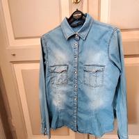 camica jeans Zara