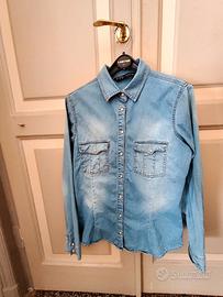 camica jeans Zara