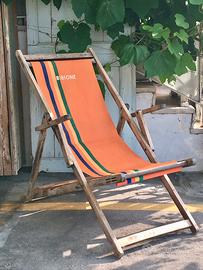 Vecchie Sdraio da spiaggia