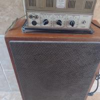 amplificatore valvolare per chitarra con cassa