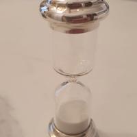 Clessidra con basi in argento