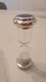 Clessidra con basi in argento