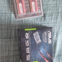 scheda  grafica Asus + RAM 