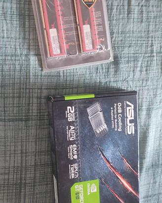 scheda  grafica Asus + RAM 