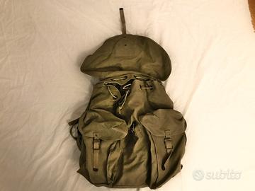 Zaino "alpino" esercito italiano 1978 come nuovo