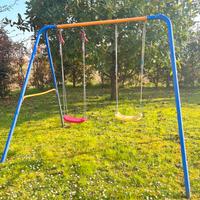 Altalena per bambini 2 posti in ferro
