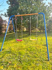 Altalena per bambini 2 posti in ferro