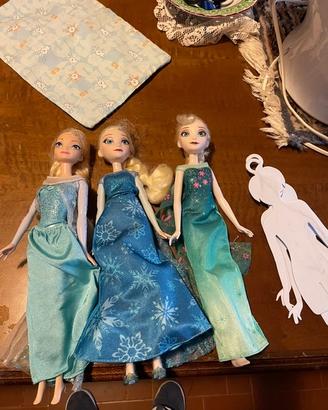 Bambole Elsa Frozen Disney + Abiti e Ricchi Access