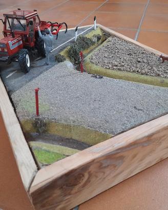 Diorama Modellismo Agricolo Fiat 80-90