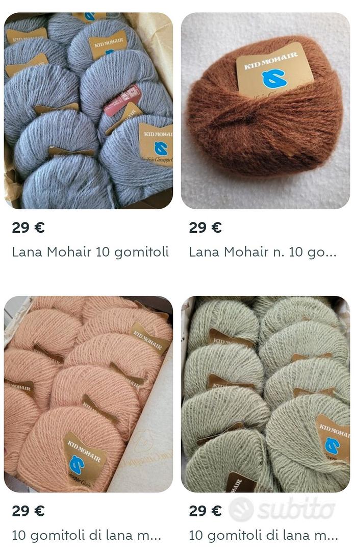40 gomitoli di lana mohair - Abbigliamento e Accessori In vendita a Catania